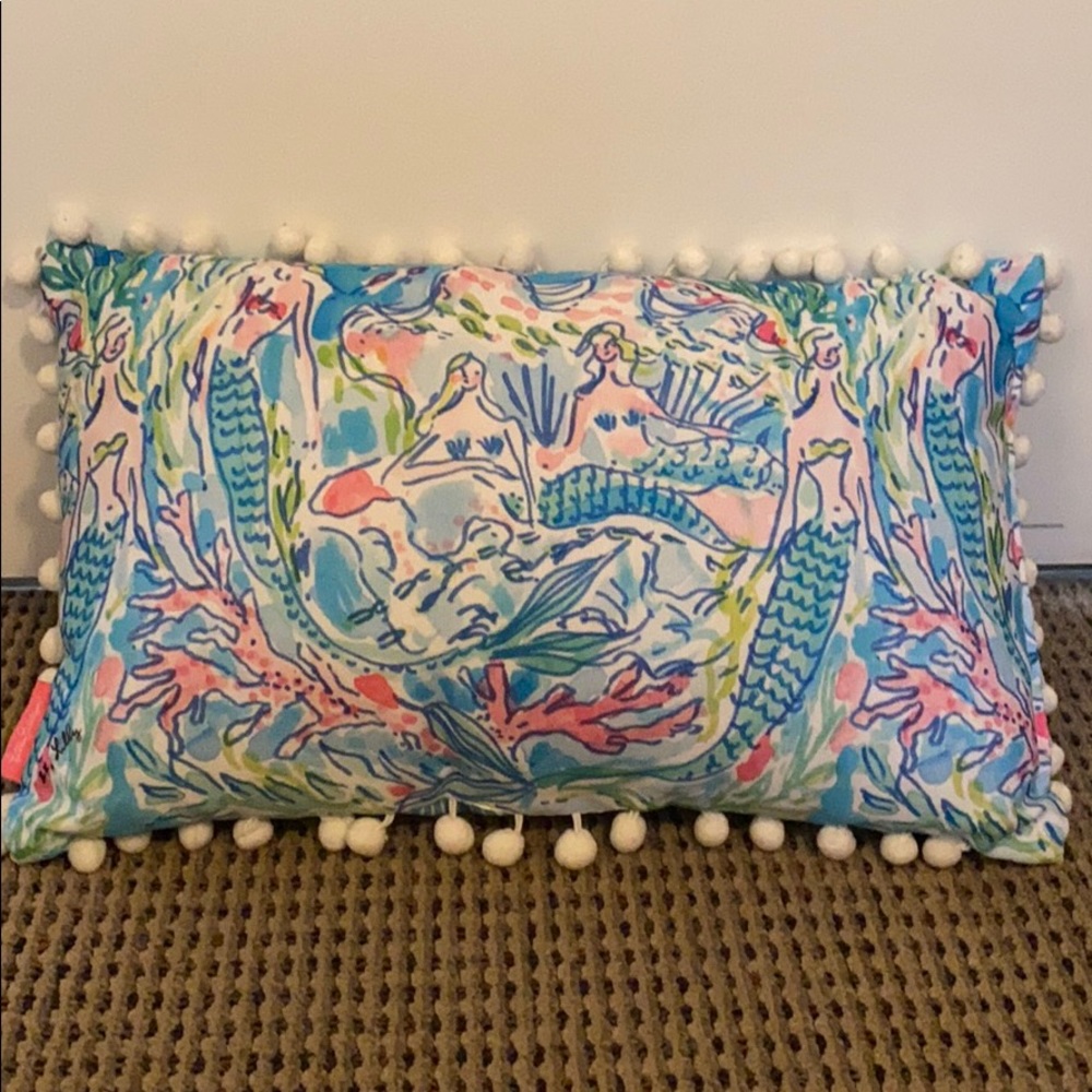 Lilly Pulitzer Mermaid Pillow